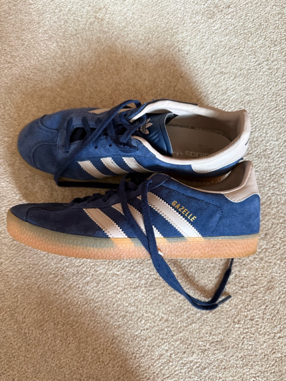 Adidas Gazelle Kid Navy Suede Sneakers